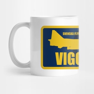 Swedish Air Force Viggen Patch Mug